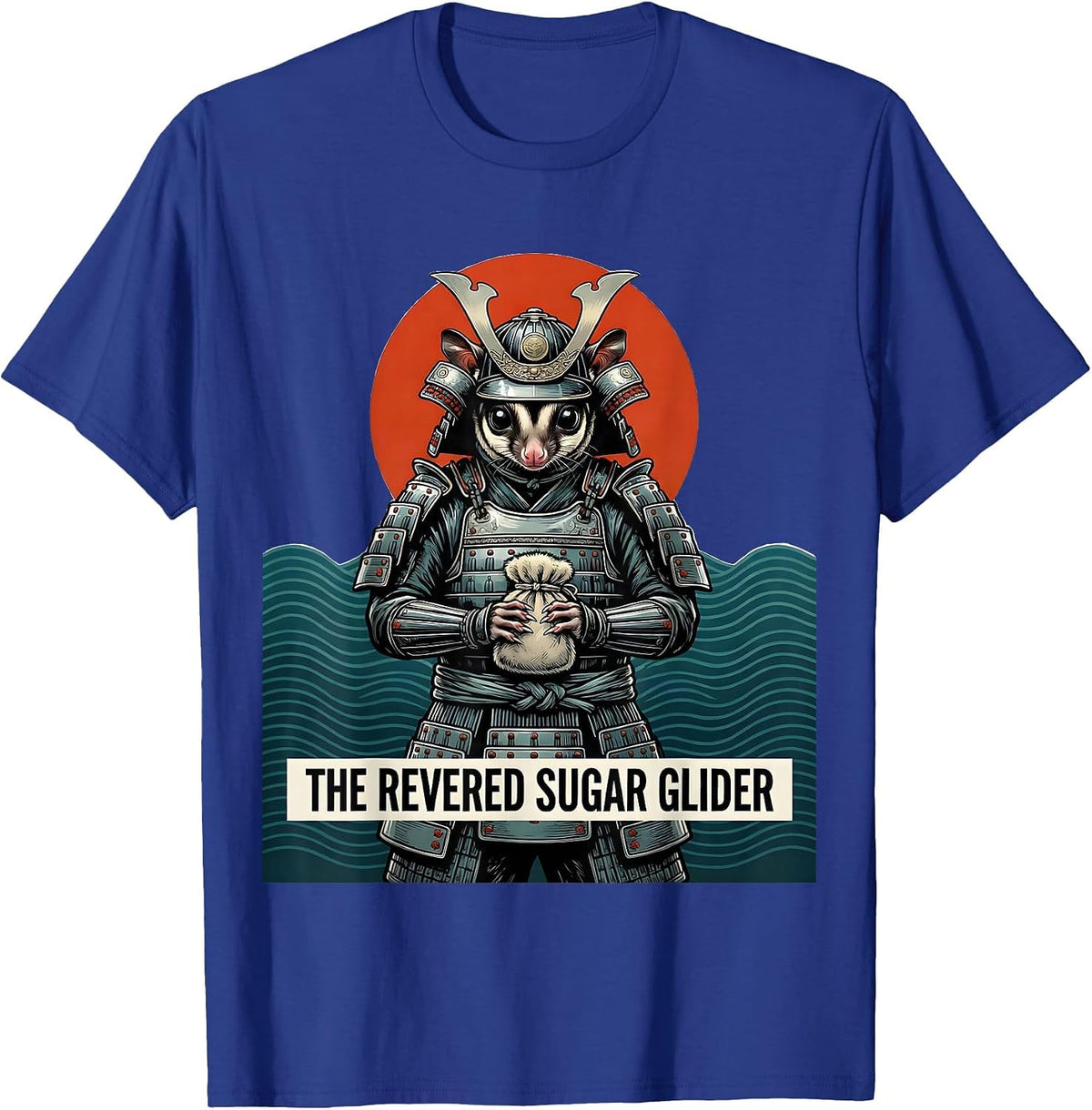 The Revered Sugar Glider Funny Anime Japanese Pop Culture T-Shirt - Royal Blue