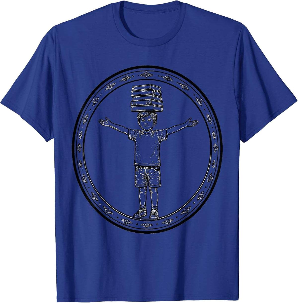 Occupational Therapy Balancing Child Graphic T-Shirt - Royal Blue