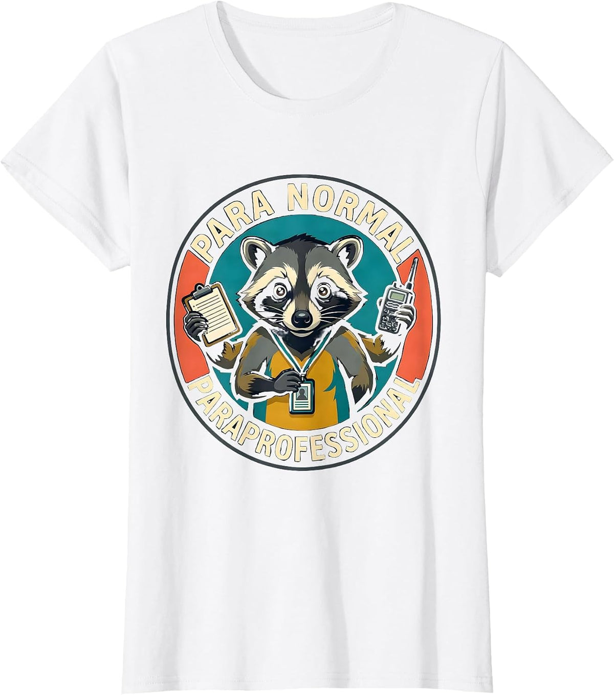 Para Normal Paraprofessional Funny SPED Teacher Aide Work T-Shirt - White