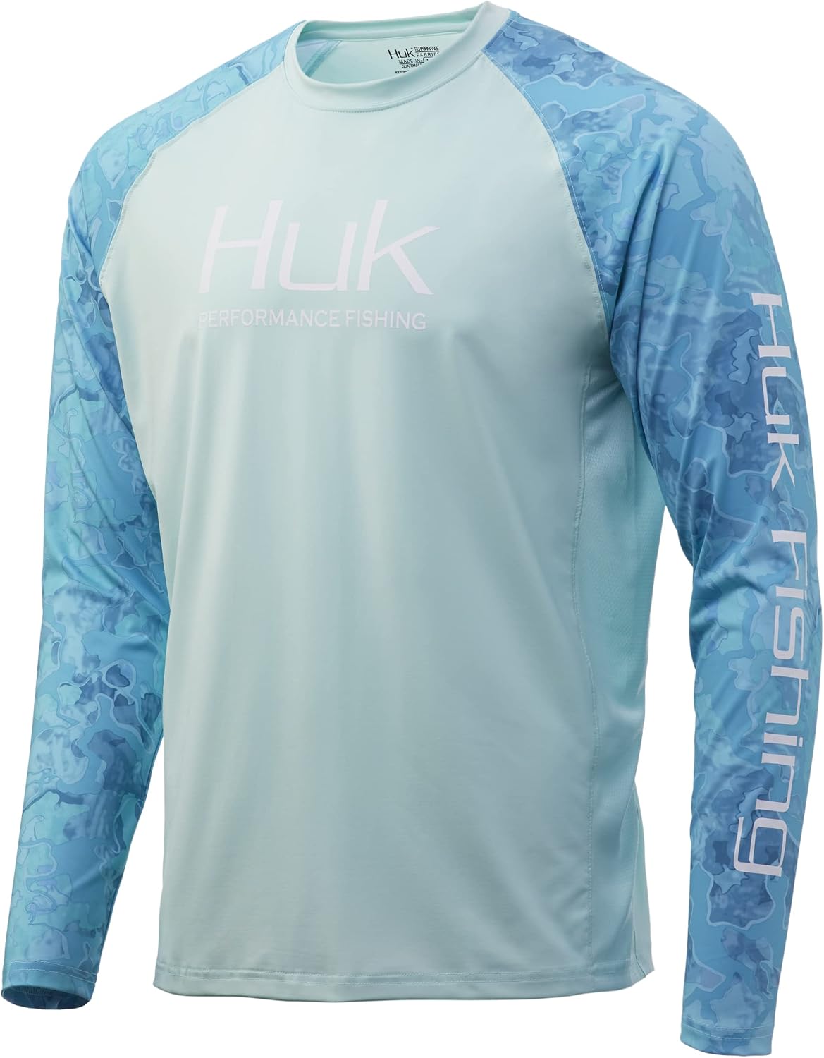 HUK Men's Double Header Long Sleeve | Sun Protecting Fishing Shirt - Boca Grande XX-Large