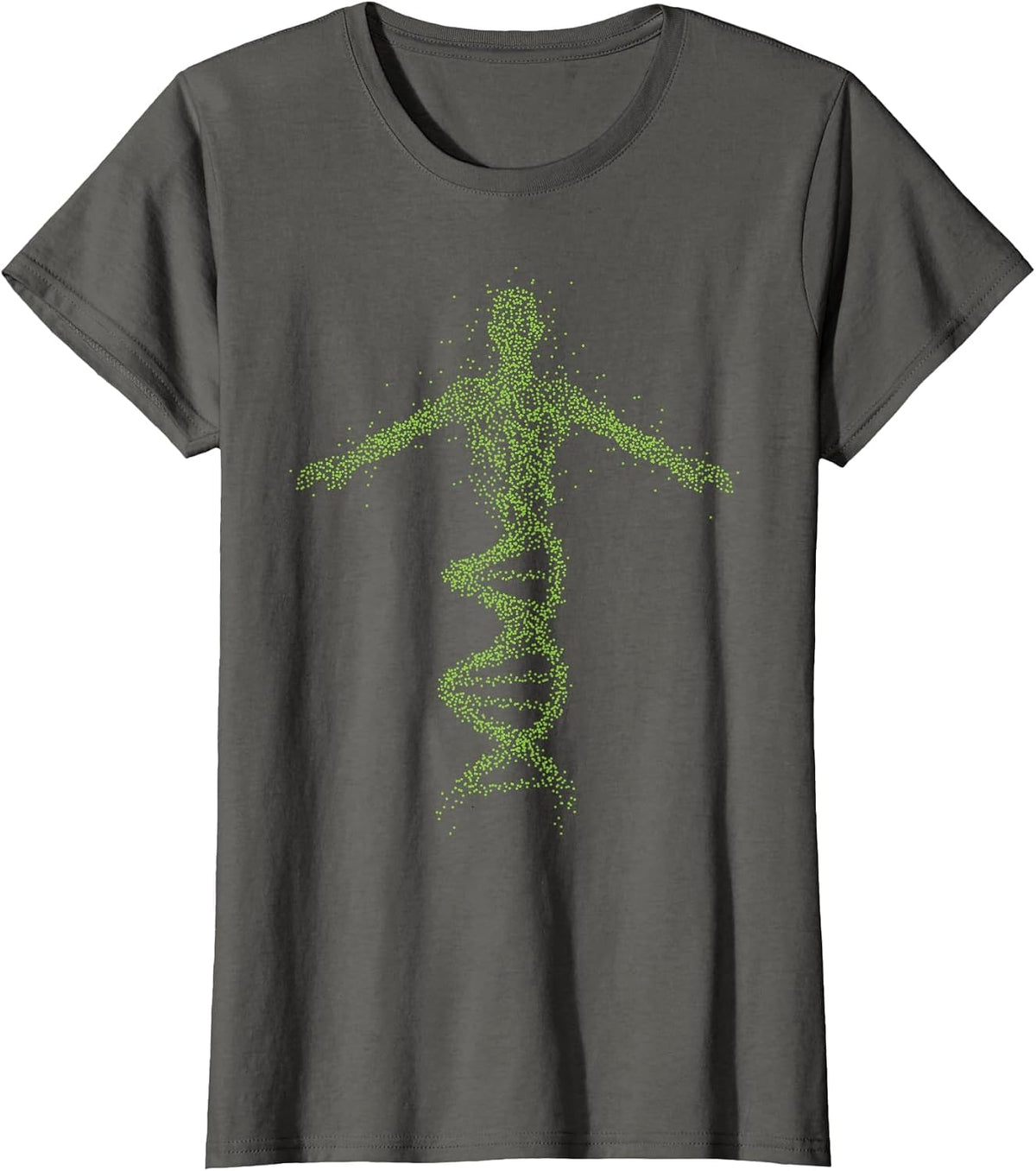 Human Genome Funny DNA Expert Science Biologist Lab Joke T-Shirt - Asphalt Grey