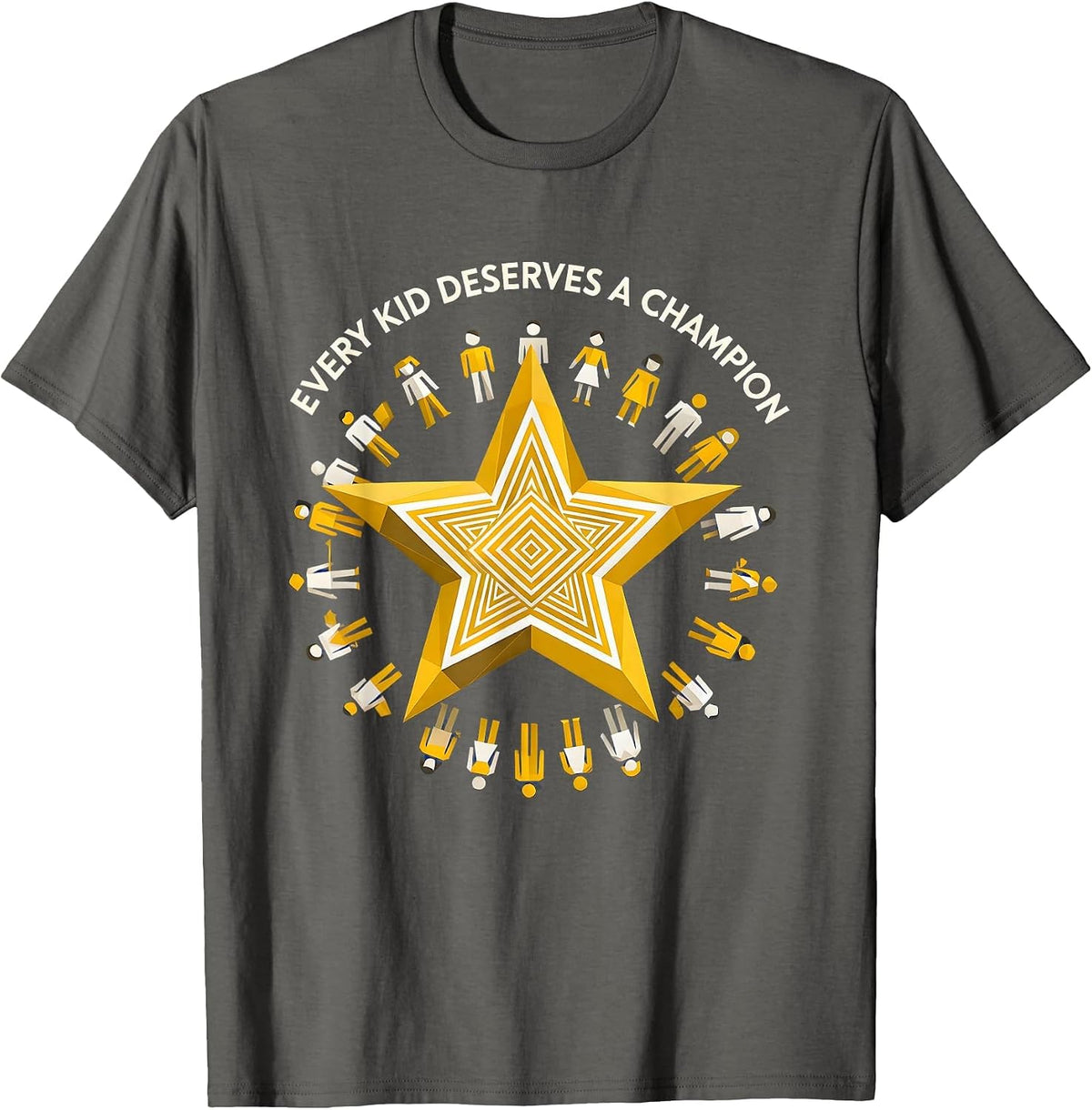 Every Kid Deserves A Champion Sped Teacher T-Shirt - Asphalt Grey