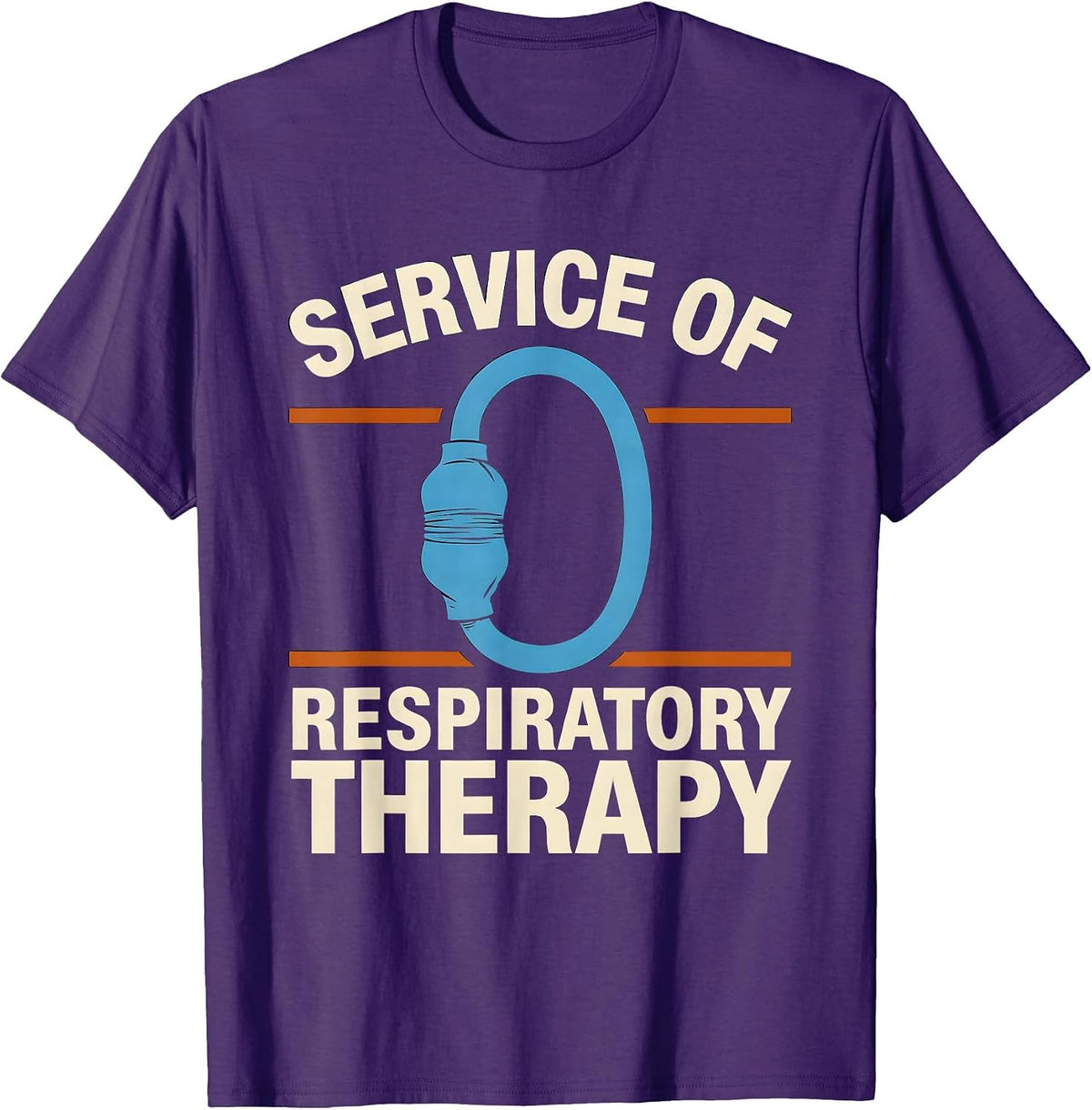 Service of Respiratory Therapy Funny RT Care Week T-Shirt - Purple