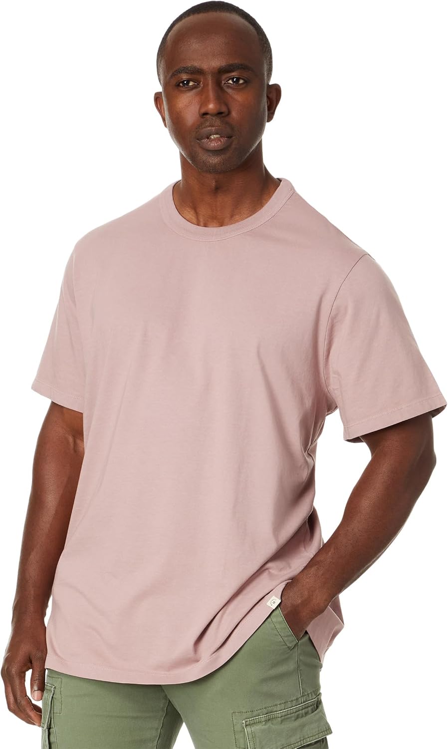 Madewell Men's Garment-Dyed Allday Crewneck Tee - Pale Thistle