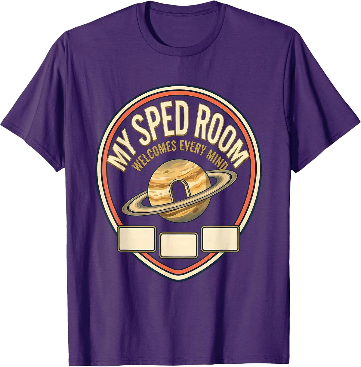 My SPED Room Welcomes Every Mind Inclusive Special Education T-Shirt - Purple