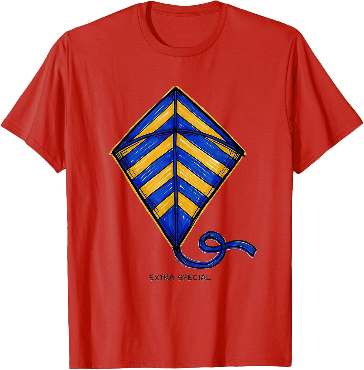 Men's Extra Special Heartfelt Down Syndrome Awareness Family T-Shirt - Red