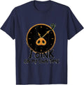 I Oink On My Own Time Funny Pig Lover Halloween Costume T-Shirt - Navy Blue