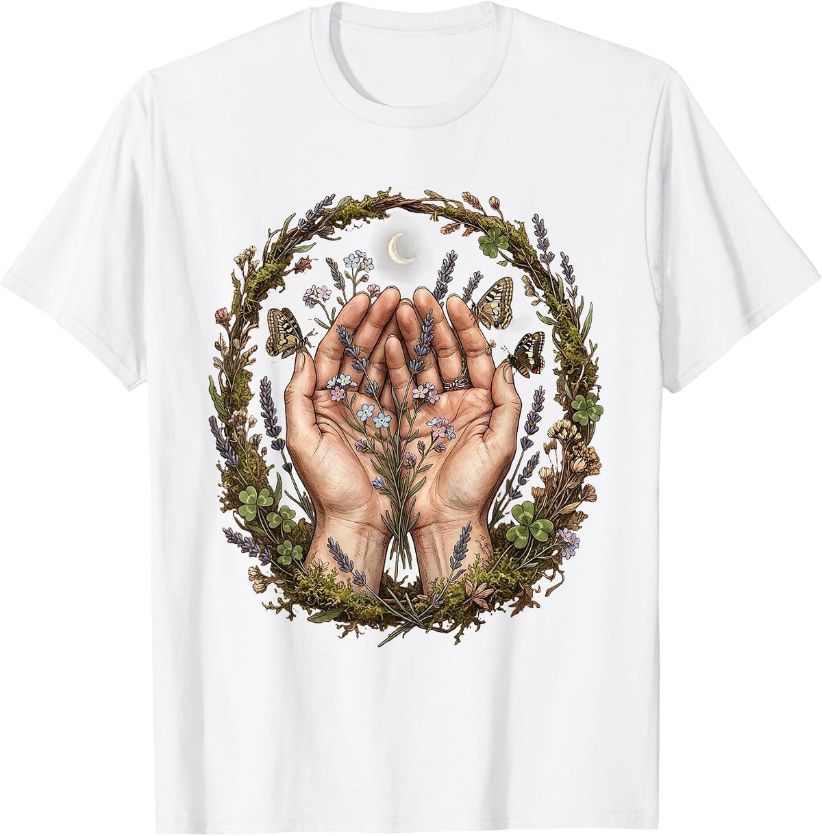 Occupational Therapy Hand Over Hand Guidance Art T-Shirt - White