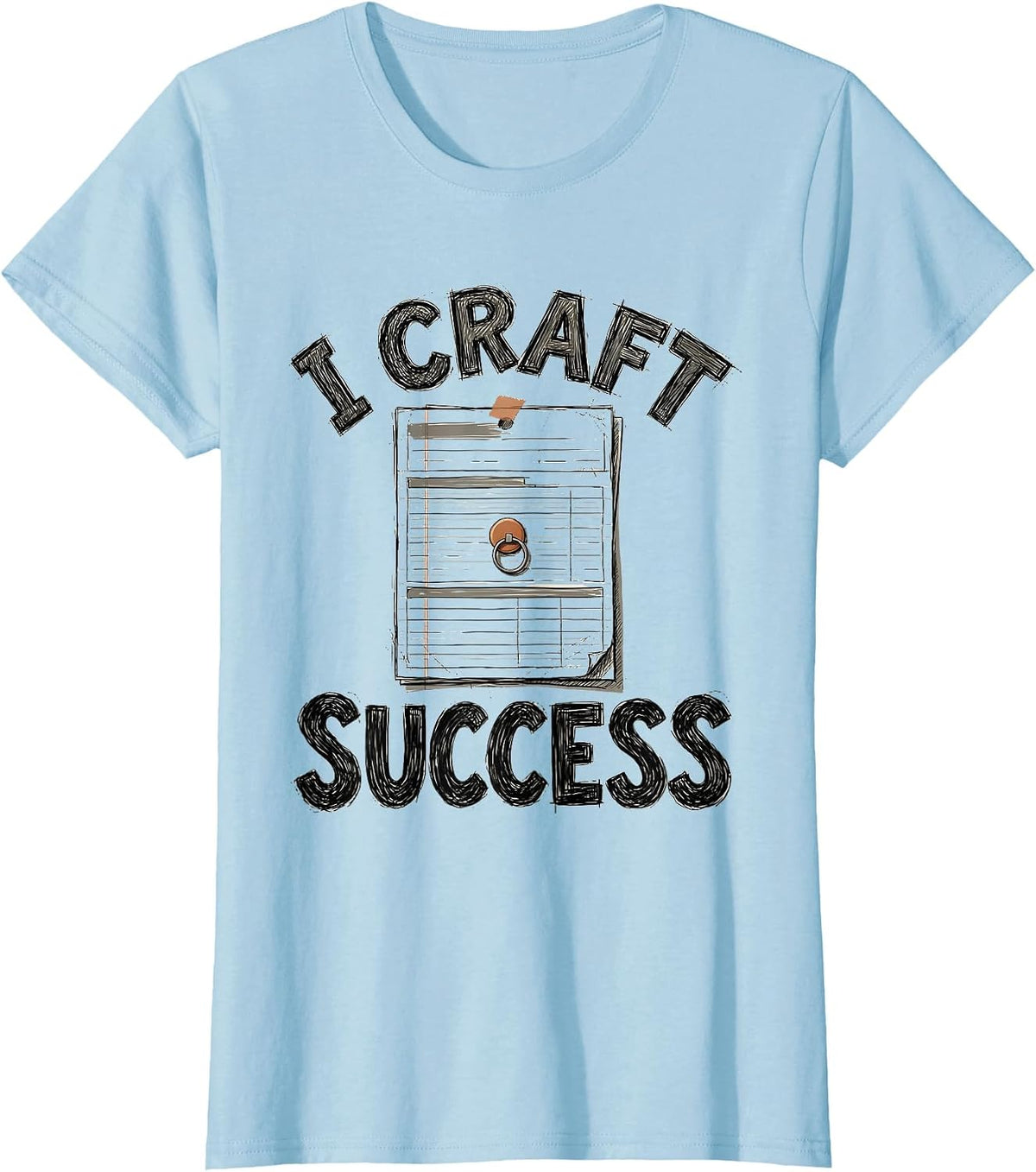 Women's I Craft Success Special Education Teacher SPED ESE Squad T-Shirt - Baby Blue