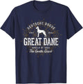 Retro Great Dane Vintage T-Shirt - Navy Blue