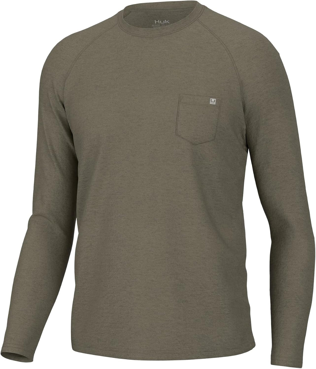 HUK Men's Waypoint Long Sleeve Shirt, Performance Fishing Tee for Men - Overland