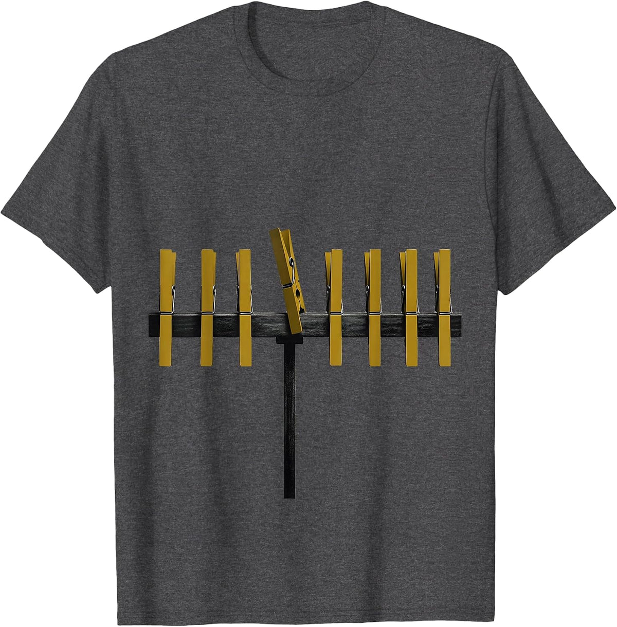 Men's Slotted Therapy Rail Occupational Therapy Humor T-Shirt - Dark Heather Grey