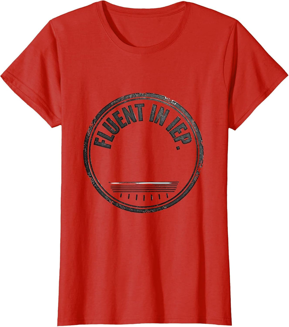 Women's Fluent In IEP Funny SPED Teacher Special Education Team T-Shirt - Red