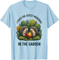 Men's I Teach The Cutest Hedgehogs In The Garden Teacher T-Shirt - Baby Blue