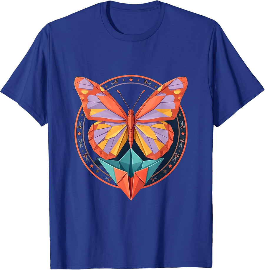 Preschool Teacher Butterfly Paper Cocoon Craft T-Shirt - Royal Blue