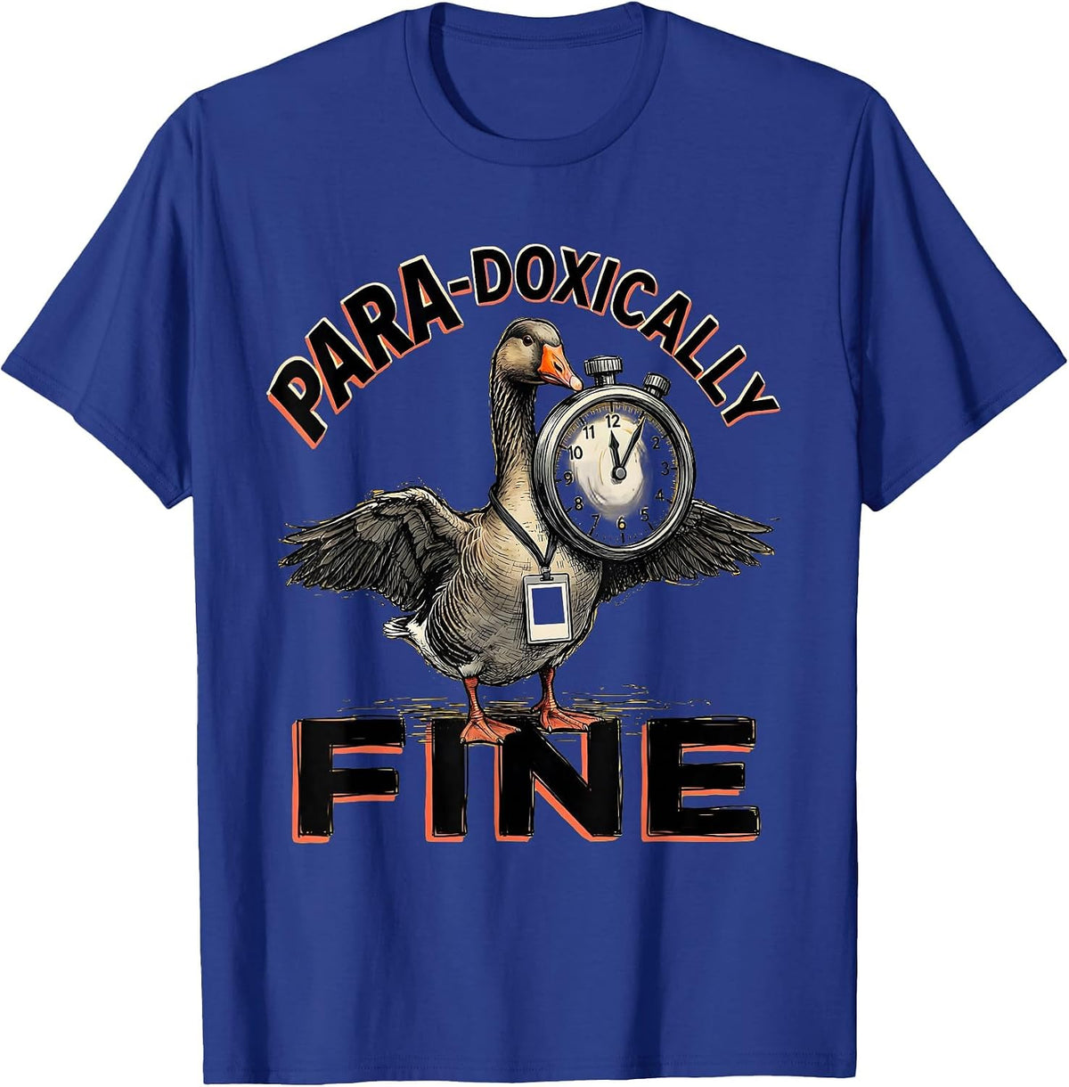 Para-Doxically Fine Funny Paraprofessional SPED Teacher T-Shirt - Royal Blue
