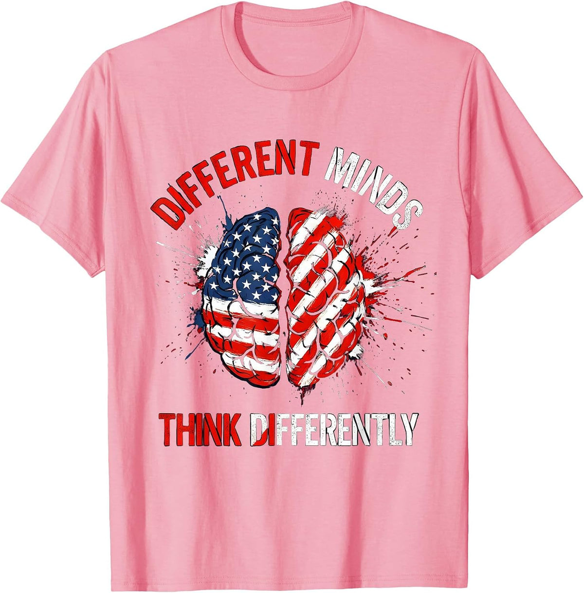 Different Minds Think Differently Special Ed Teacher T-Shirt - Pink