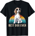 Beagle Dog T-Shirt, Men, Black, Small - As Pictured