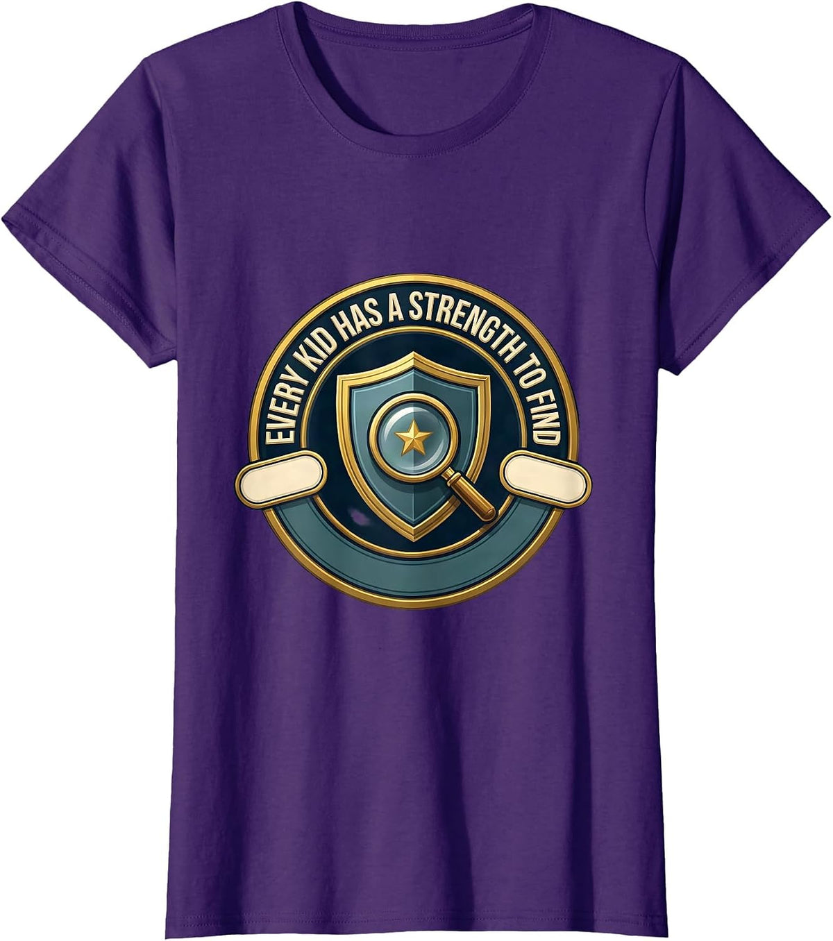 Women's Every Kid Has A Strength To Find Special Education Teacher T-Shirt - Purple