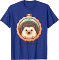 Head Hedgie In Charge Cute Kawaii Hedgehog Pet Lover Humor T-Shirt - Royal Blue