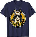 Squad Llama Funny Llama Sunglasses Animal Humor Gift T-Shirt - Navy Blue
