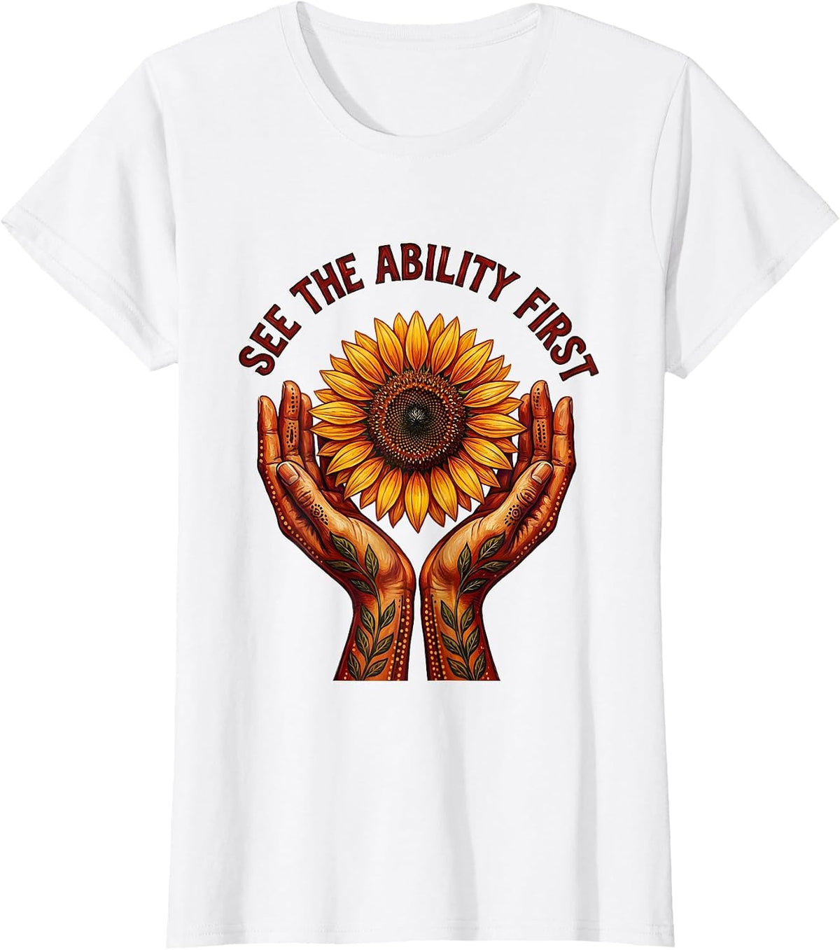 See the Ability First Special Education Design T-Shirt - White