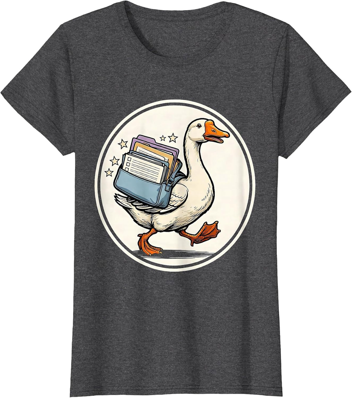 Women's Silly Goose SPED Teacher Support Humor T-Shirt - Dark Heather Grey