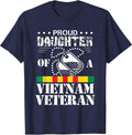 Proud Daughter of A Vietnam Veteran T-Shirt - Navy Blue