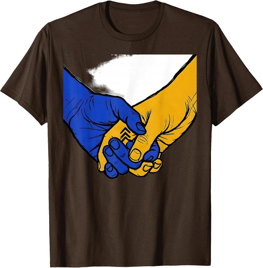Pinky Promise Down Syndrome Awareness Family Support T-Shirt - Brown