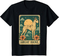 Tarot Card Great Dane T-Shirt - Black