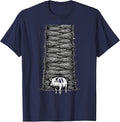 Hay Wisp Stack Pig Lover Farm Animal Humor T-Shirt - Navy Blue