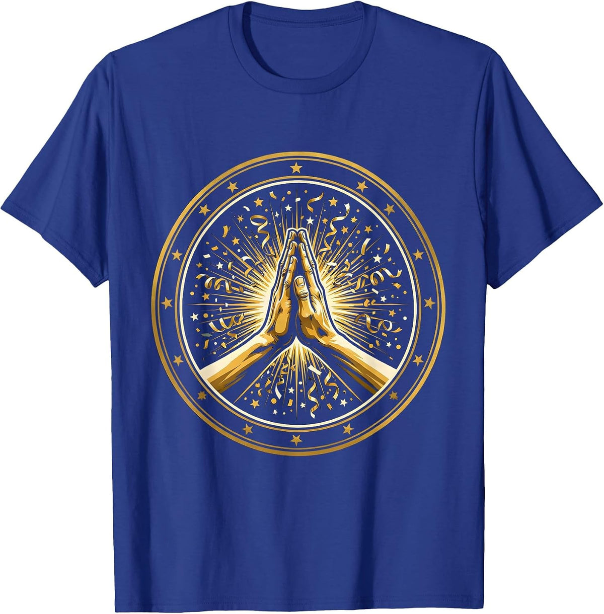 Sped Teacher High Five Celebration Graphic T-Shirt - Royal Blue