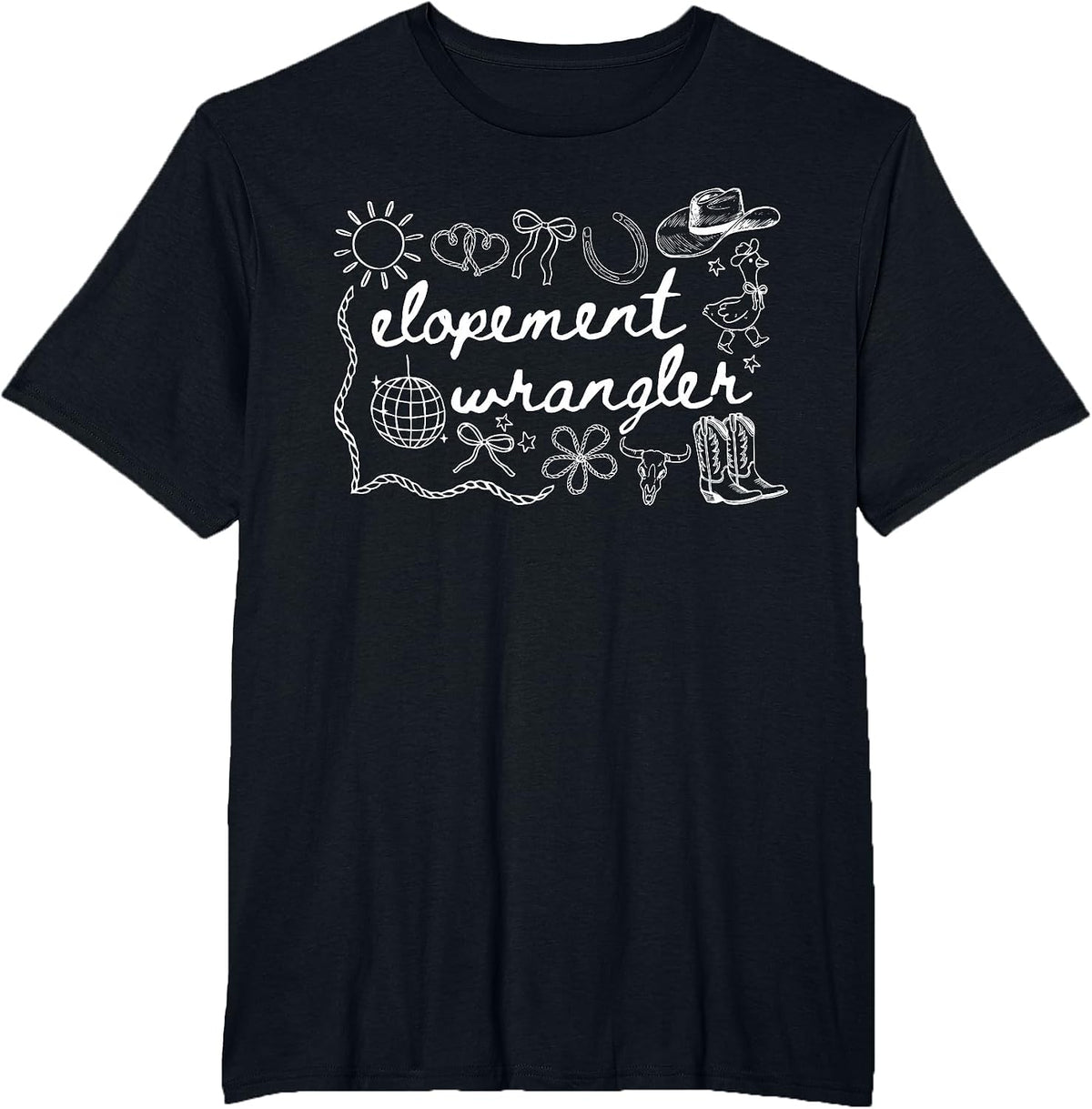 Silly Goose ABA Elopement Wrangler RBT Behavior Therapist T-Shirt - Black