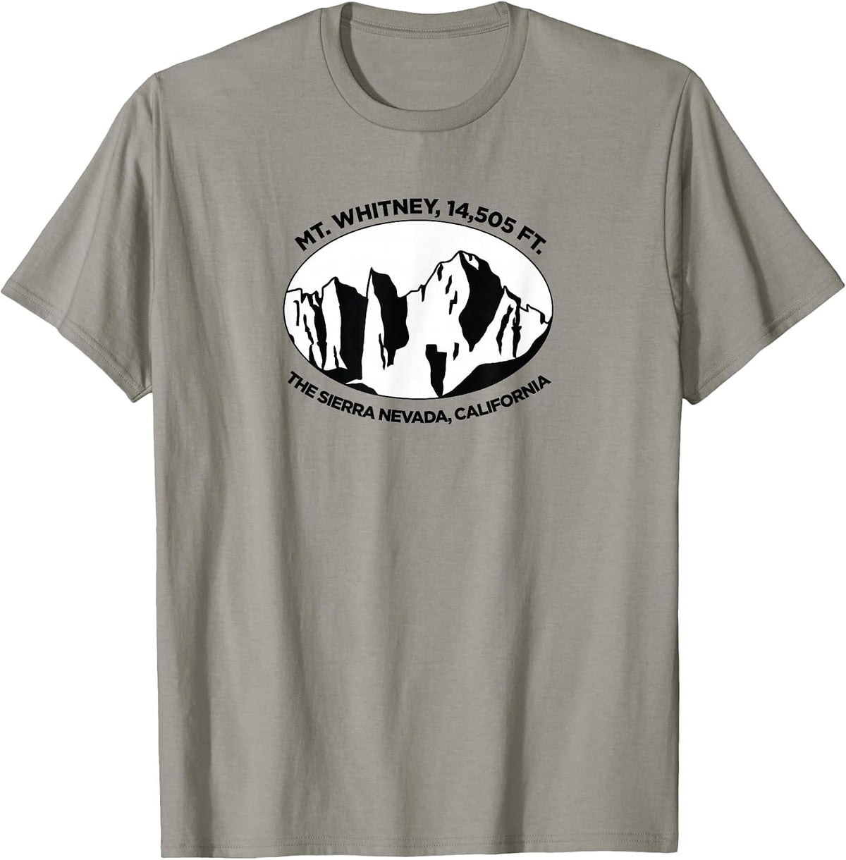 I Climbed Mt. Whitney, for Climbers, Hikers T-Shirt - Slate Grey