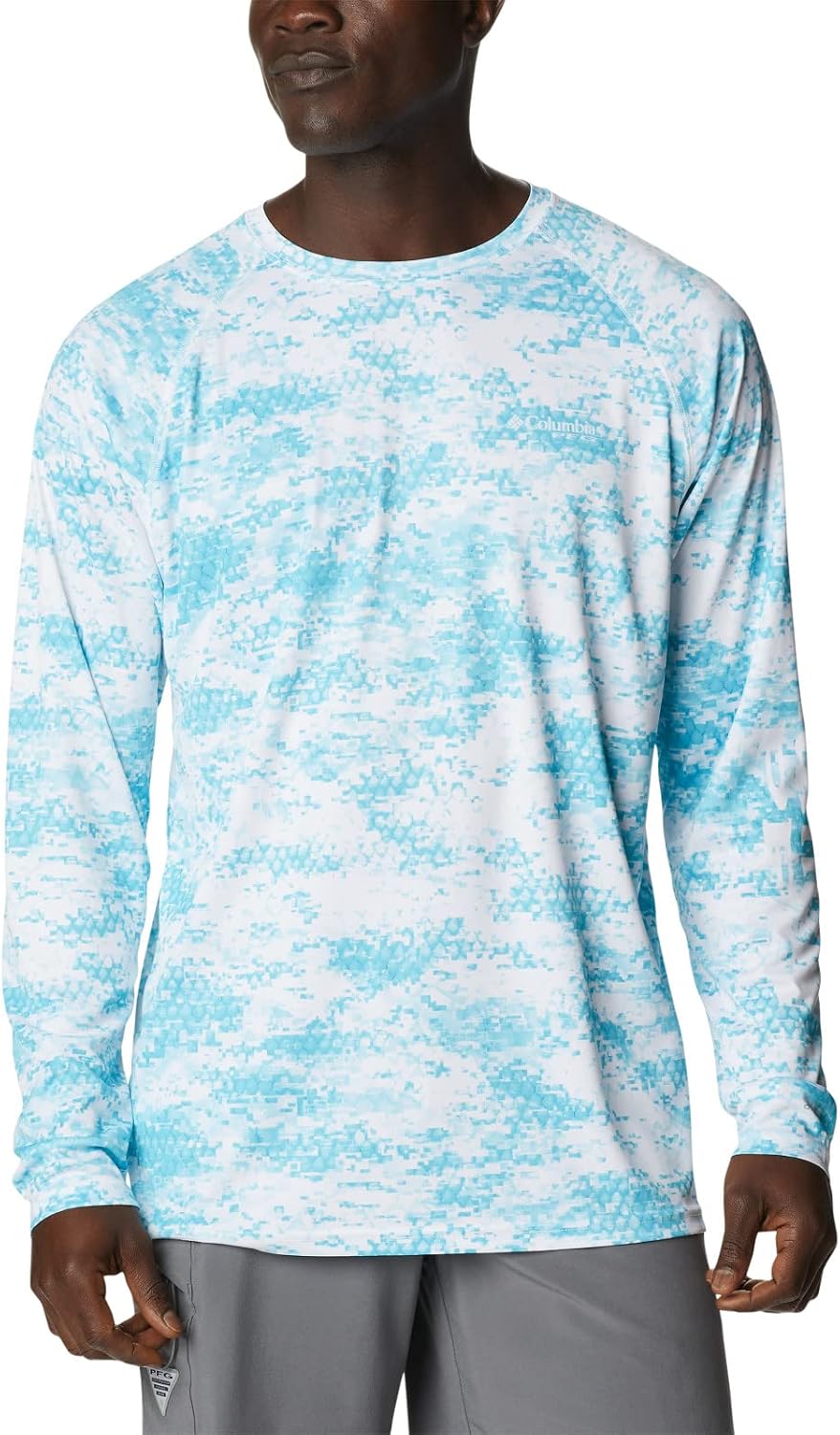 Columbia Men's PFG Super Terminal Tackle Long Sleeve Shirt - Atoll Pfg Camo