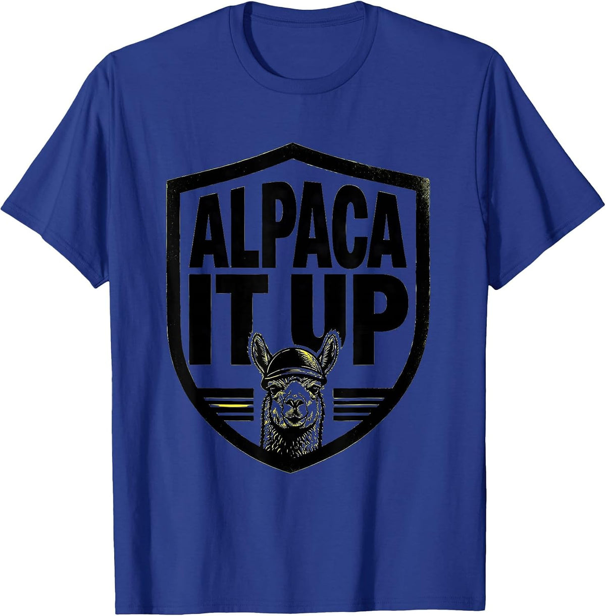 Alpaca It Up Funny Alpaca Lover Animal Humor Novelty T-Shirt - Royal Blue