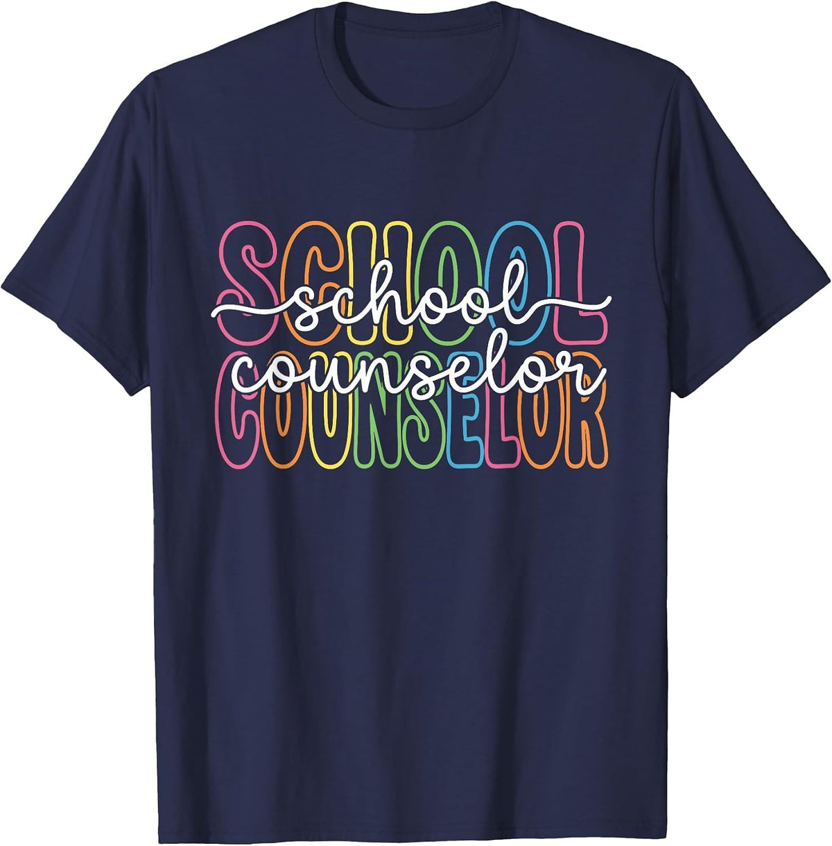 School Counselor T-Shirt - Navy Blue