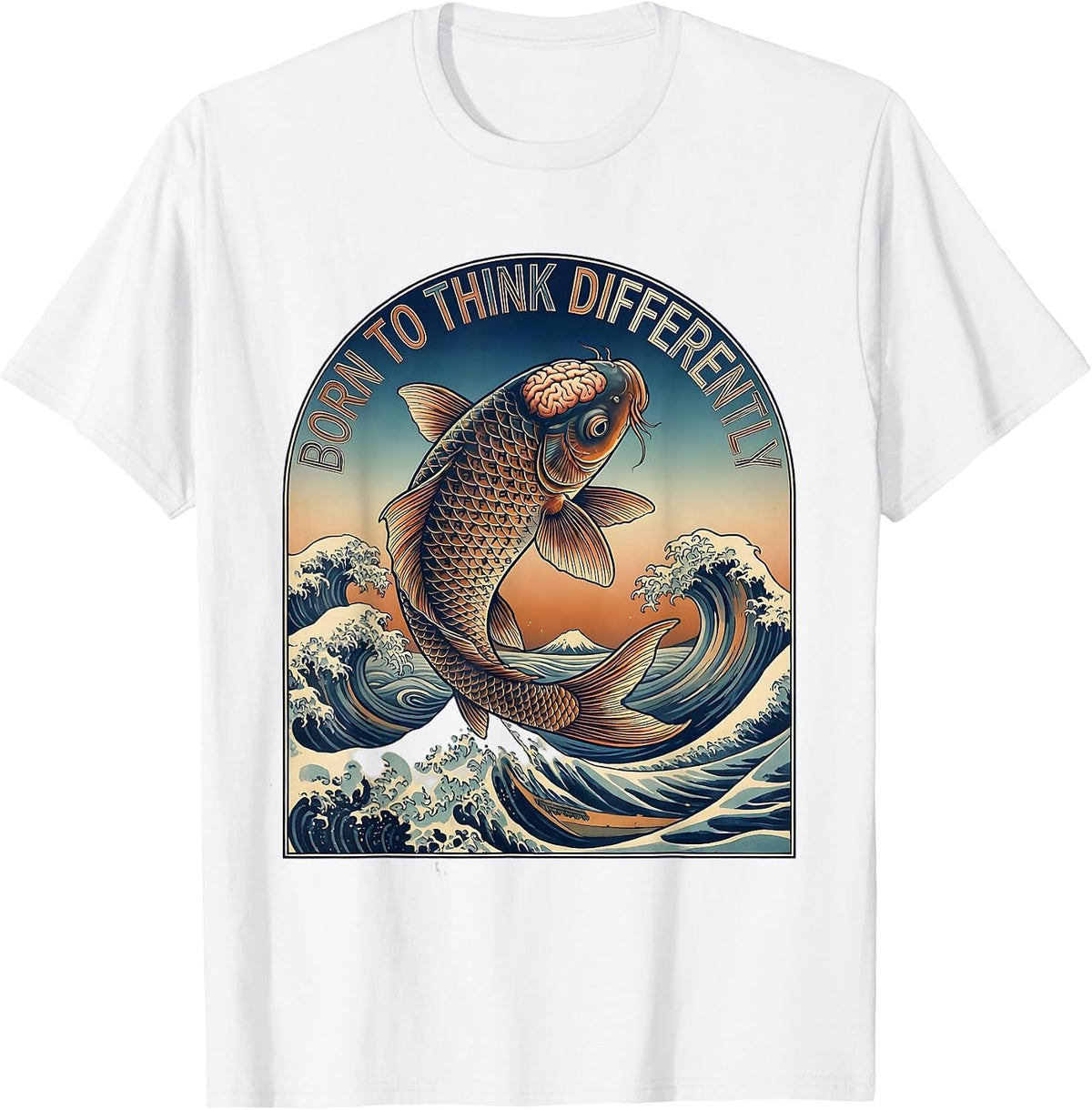 Men's Born to Think Differently Dyslexia Awareness T-Shirt - White