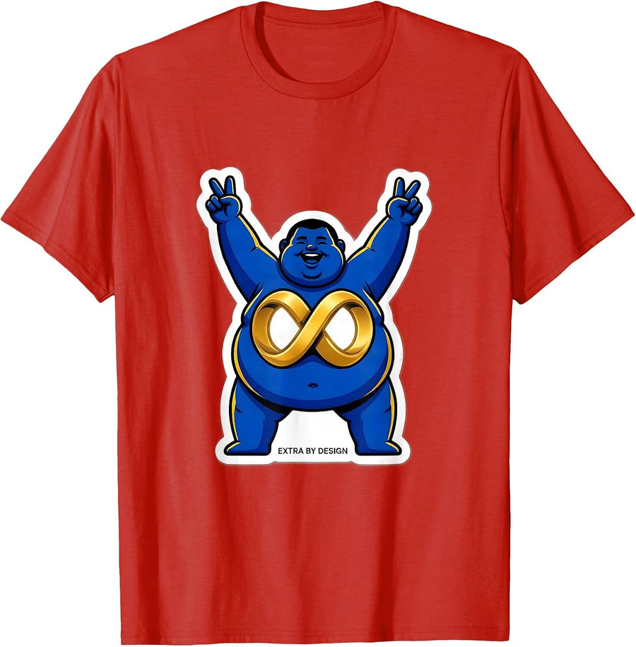 Men's Extra By Design Funny Down Syndrome Awareness Extra T-Shirt - Red
