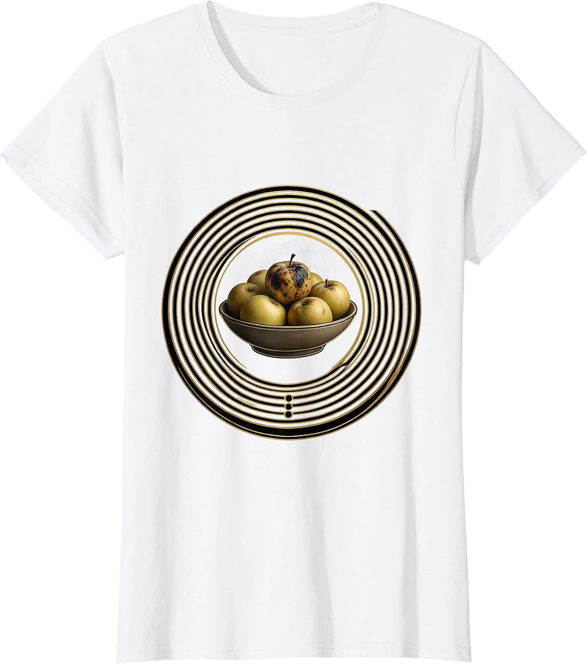 Women's We Do Not Care Club Sarcastic Cat Humor T-Shirt - White