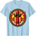 Men's Cool Hot Dog Sunglasses Barbecue Funny BBQ Humor T-Shirt - Baby Blue