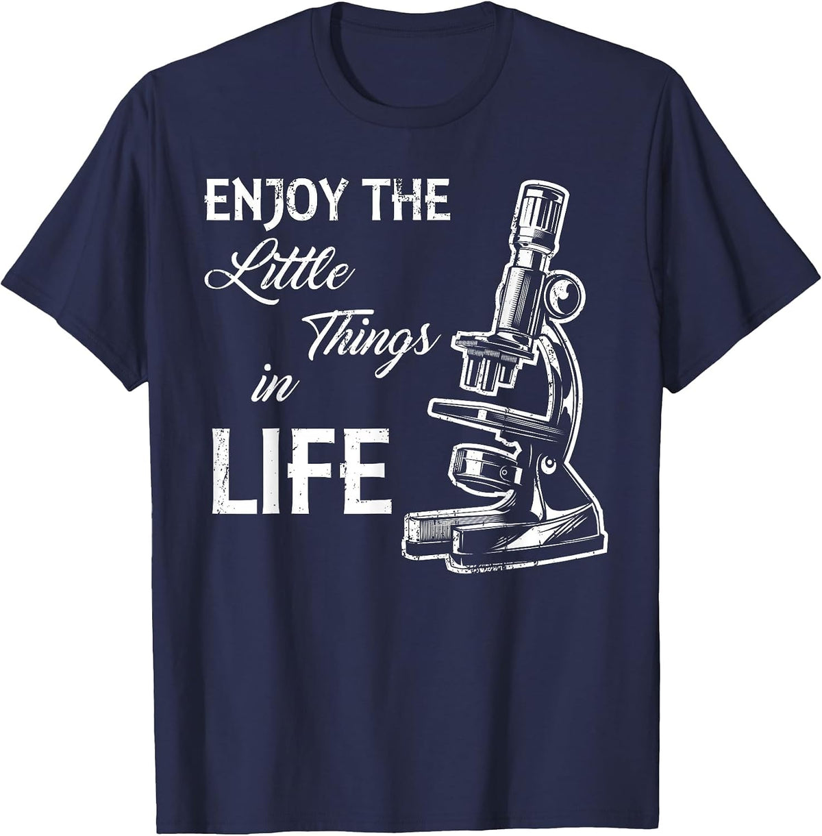 Biology Teacher Science Microbiology Scientist Biology T-Shirt - Navy Blue