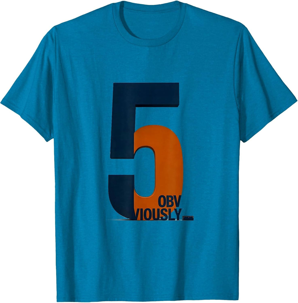 Fifth Grade Obviously Playful Typography Team Back to School T-Shirt - Sapphire Blue