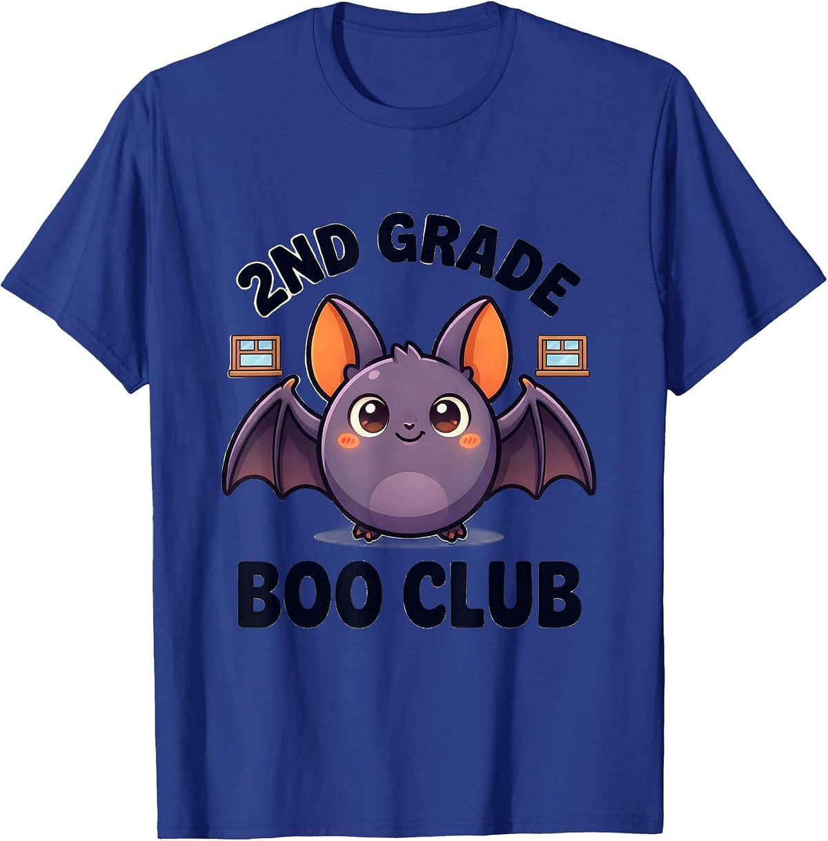 Men's 2nd Grade Boo Club Cute Kawaii Halloween Teacher Student T-Shirt - Royal Blue