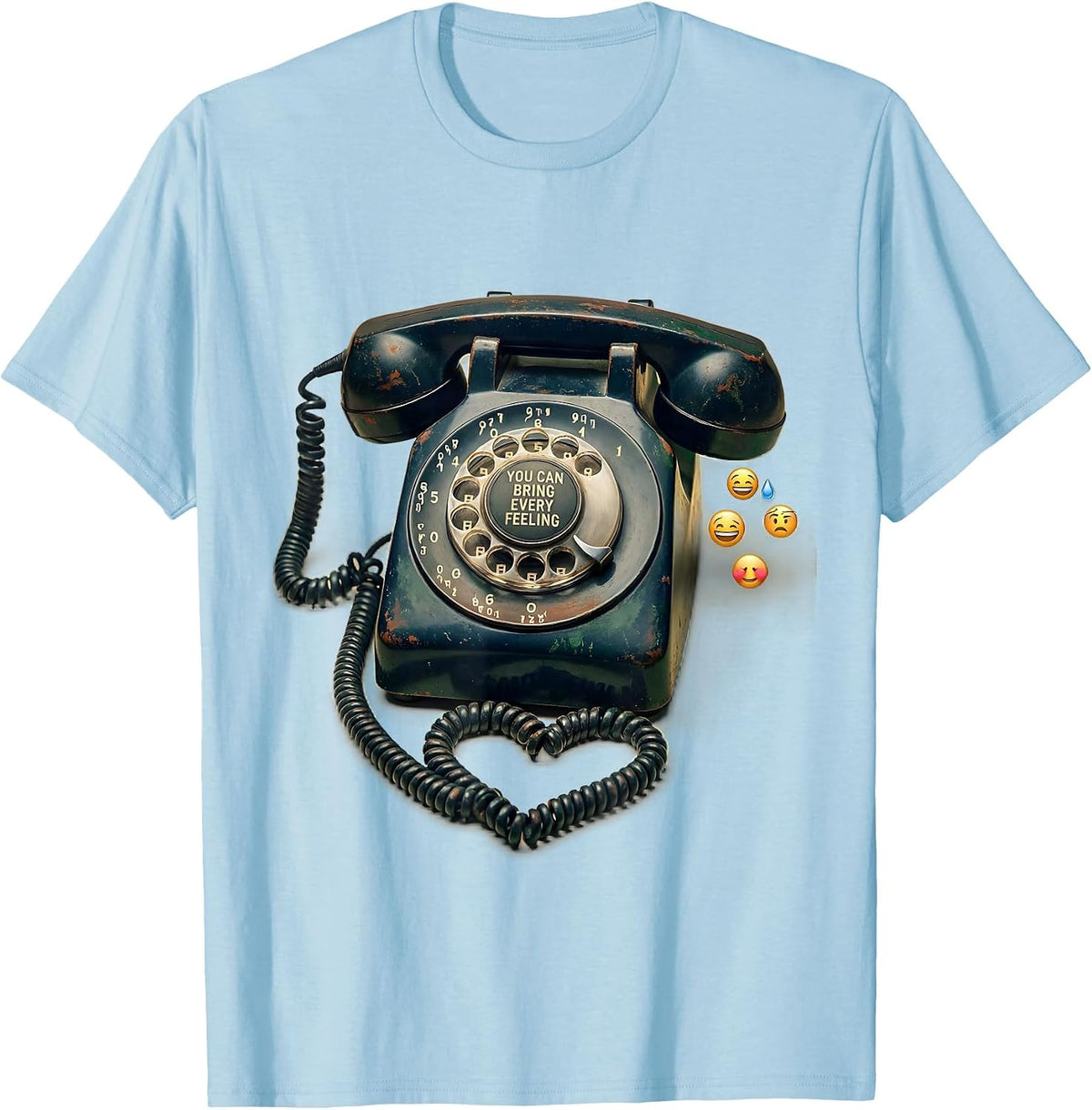 Men's You Can Bring Every Feeling Vintage Mental Health Counselor T-Shirt - Baby Blue