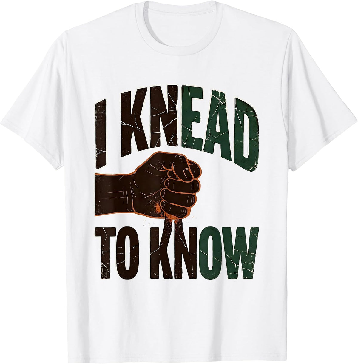 Men's I Knead To Know Vintage Massage Therapist Occupational Humor T-Shirt - White