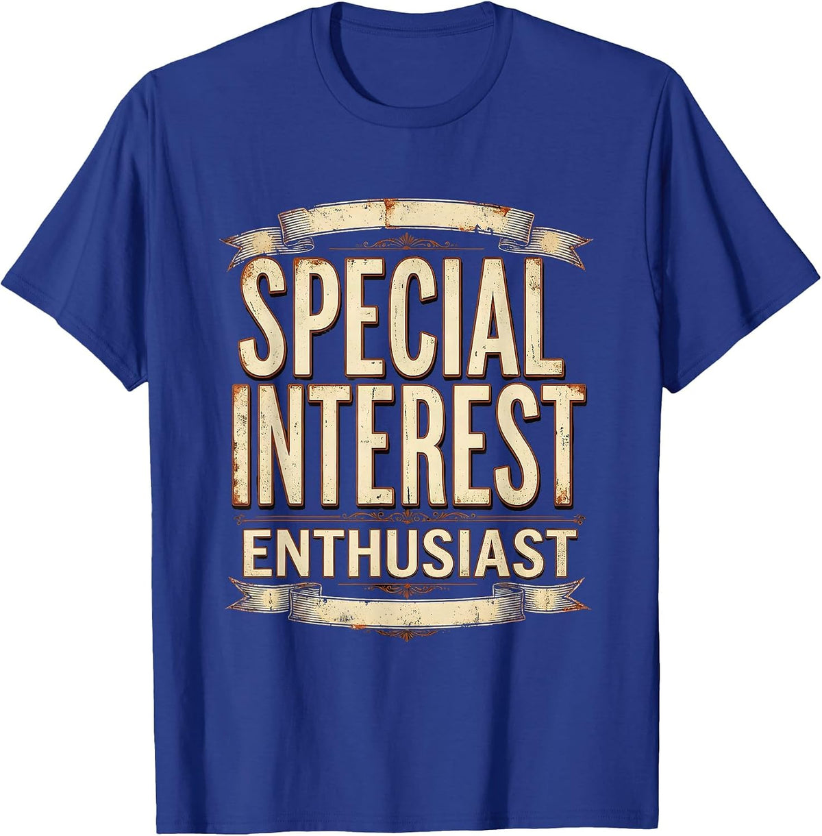 Rizz Em With The Tism Special Interest Enthusiast T-Shirt - Royal Blue