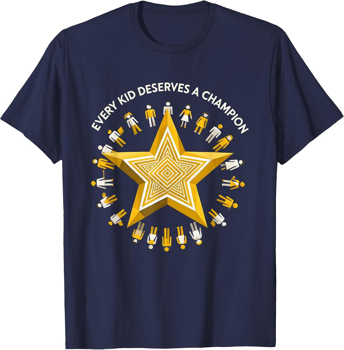 Every Kid Deserves A Champion Sped Teacher T-Shirt - Navy Blue