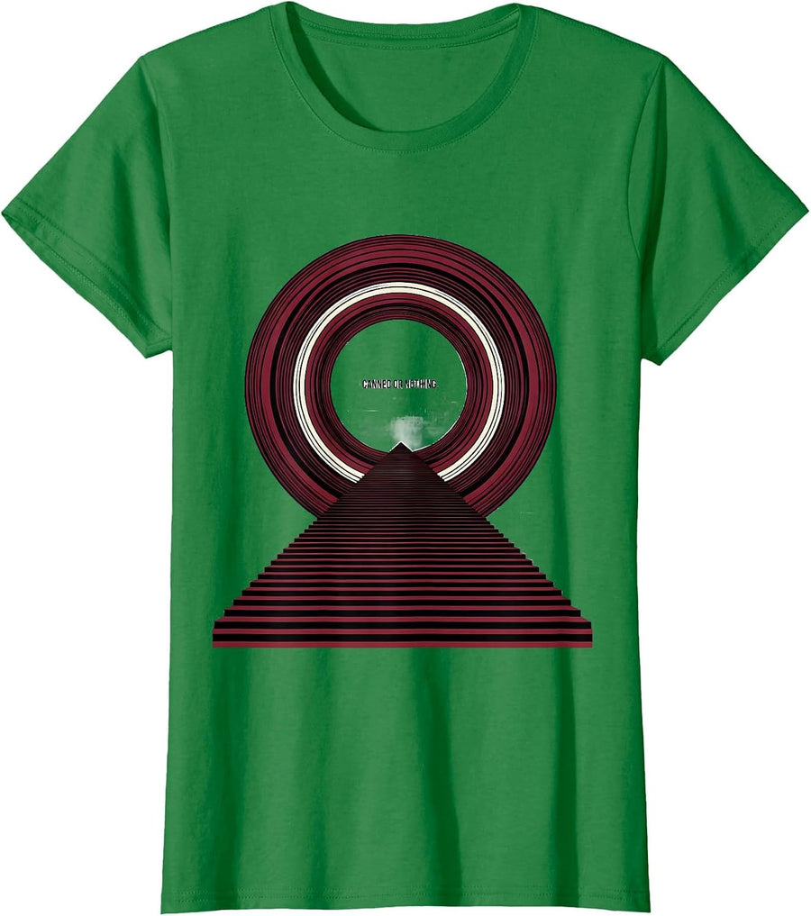 Women's Canned Or Nothing Funny Thanksgiving Canned Cranberry Sauce T-Shirt - Kelly Green