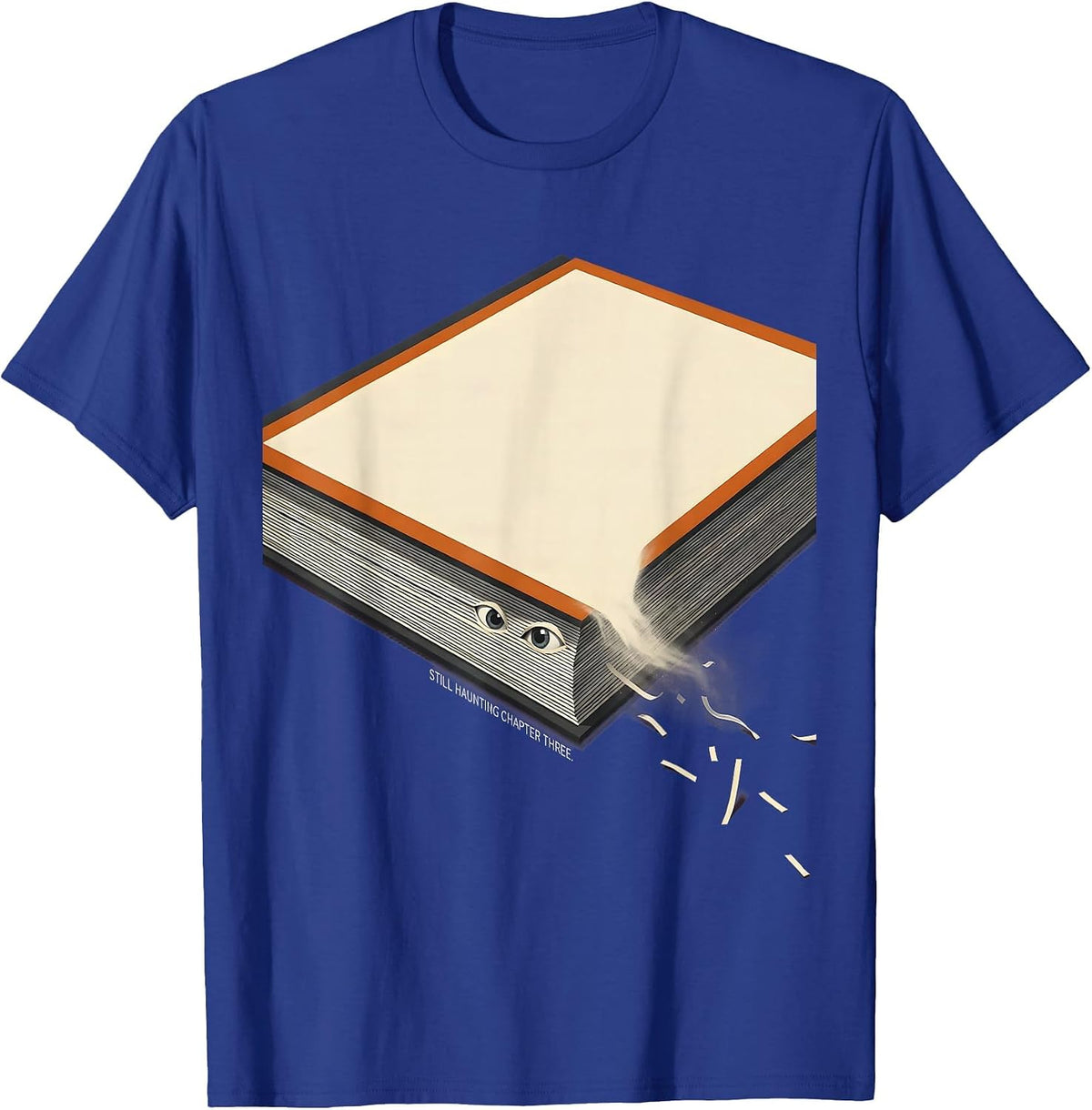 Still Haunting Chapter Three Editorial Conceptual Bookish T-Shirt - Royal Blue